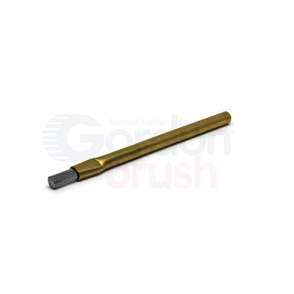 1/2" Applicator Brush, Brass Handle, 12 PK